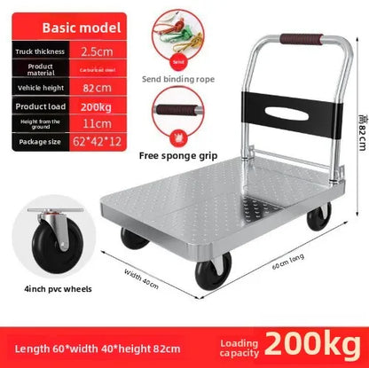 Heavy Duty Foldable Garden Cart