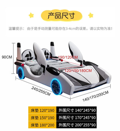 Doors can be opened children car bed