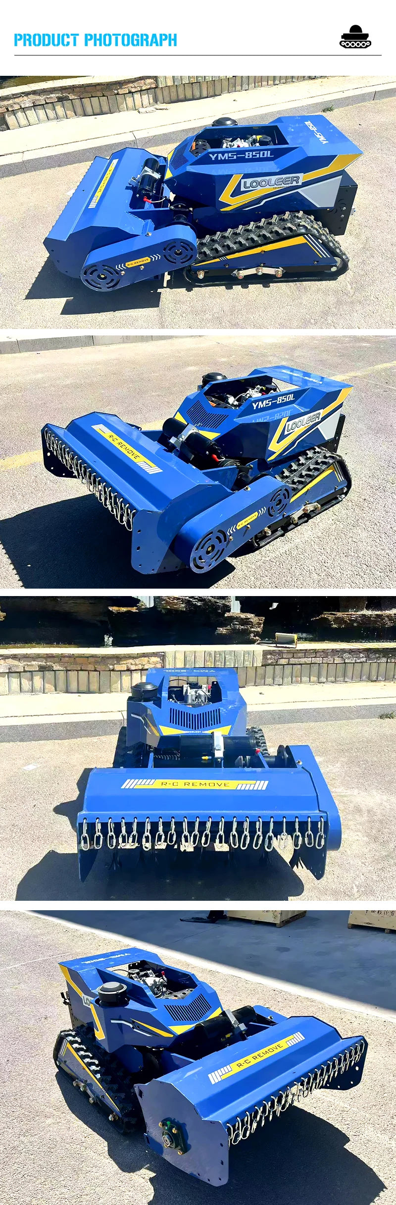 Customized Agricultural Flail Lawn Mower