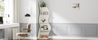 Tribesigns Corner Shelf, Modern 5-Tier