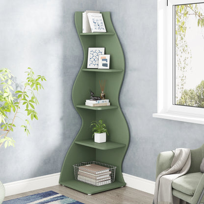 Tribesigns Corner Shelf, Modern 5-Tier