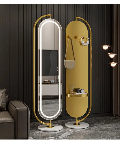 LED mirror full-body rotating full-length