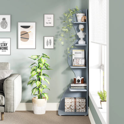 Tribesigns Corner Shelf, Modern 5-Tier