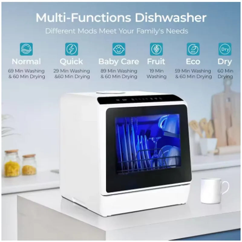 Mini portable dishwasher countertop