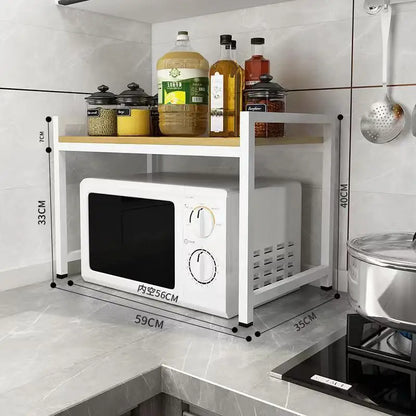 Microwave Storage Rack Kitchen