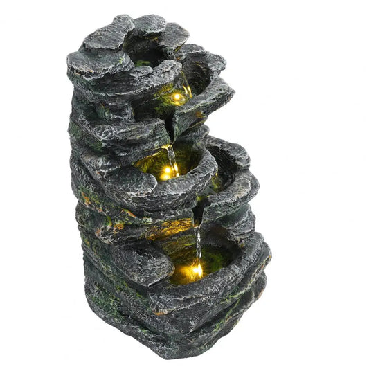 6-Layer Rock Water Fountain