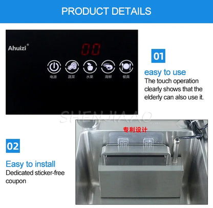 Ultrasonic Dishwasher Automatic Household