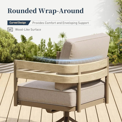 Metal Frame Patio Furniture Set