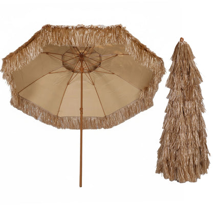 Double Top Tiki Beach Umbrella 9ft
