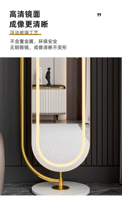 LED mirror full-body rotating full-length