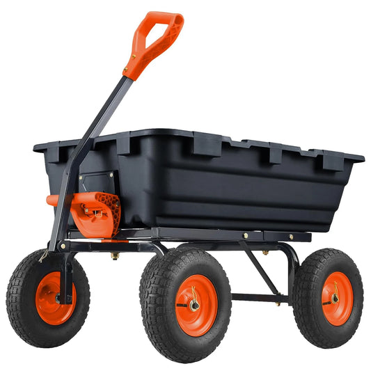 900 Lb Poly Garden Dump Cart