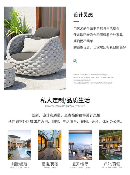Upholstery Luxury Garden Furniture Sets