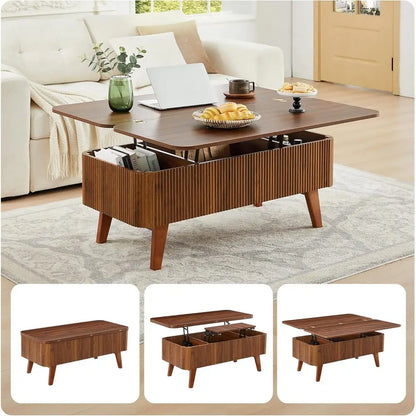 3-in-1 Coffee Table Converts to Dining Table