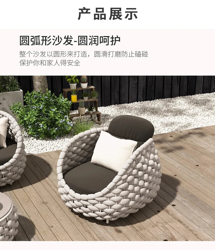 Upholstery Luxury Garden Furniture Sets