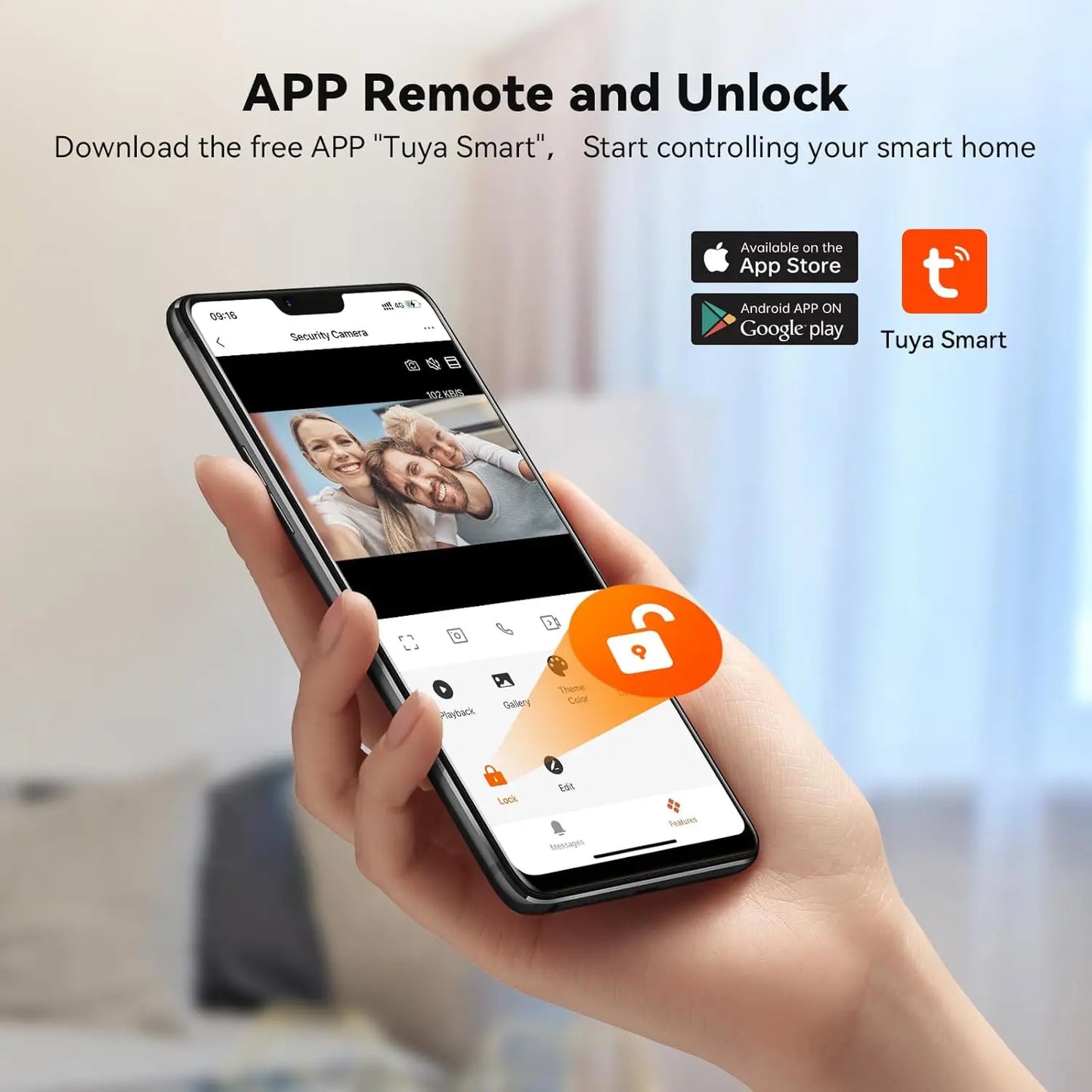 Wireless Video Doorbell with 1080P Camera