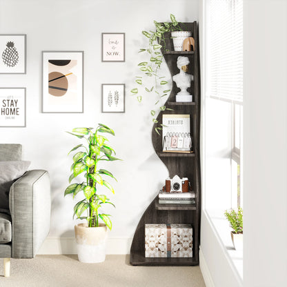 Tribesigns Corner Shelf, Modern 5-Tier