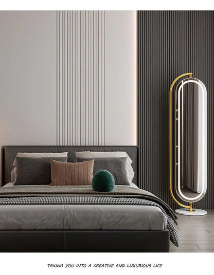 LED mirror full-body rotating full-length