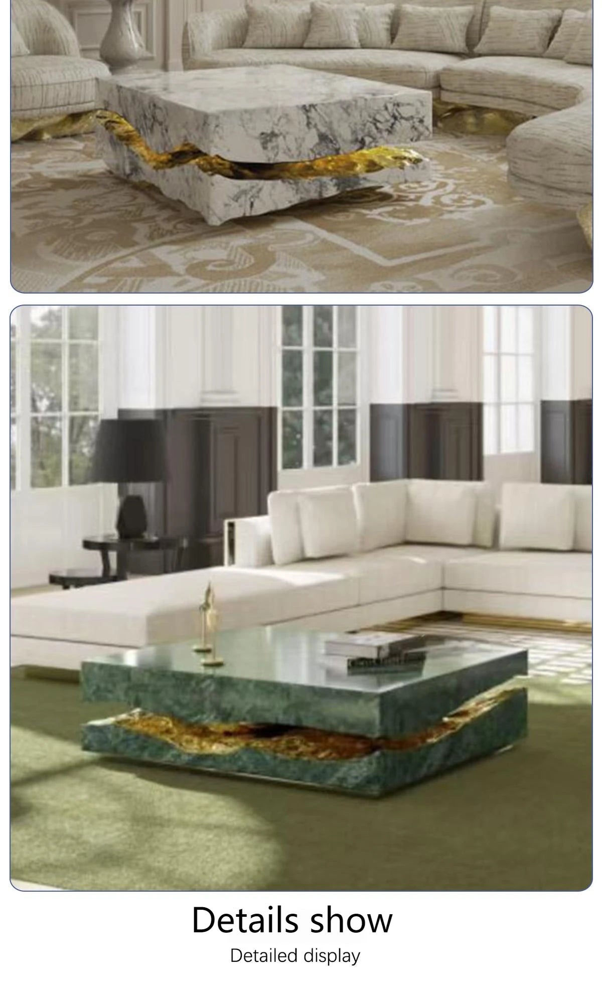 Italian Luxury Freeform Coffee Table
