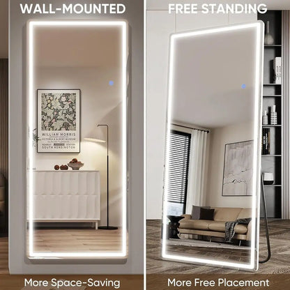 71x28 LED Illuminated Full-Length Mirror