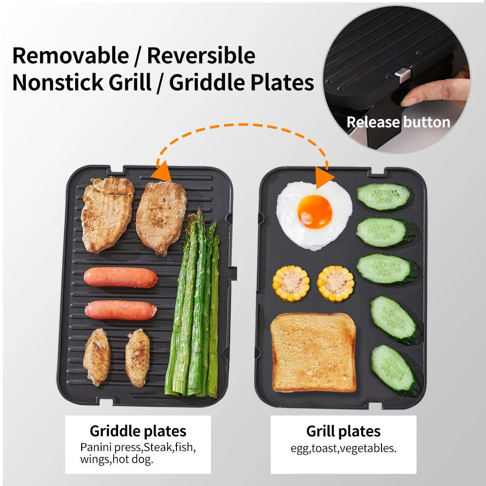 BioloMix 2000W 6-in-1 Electric Grills