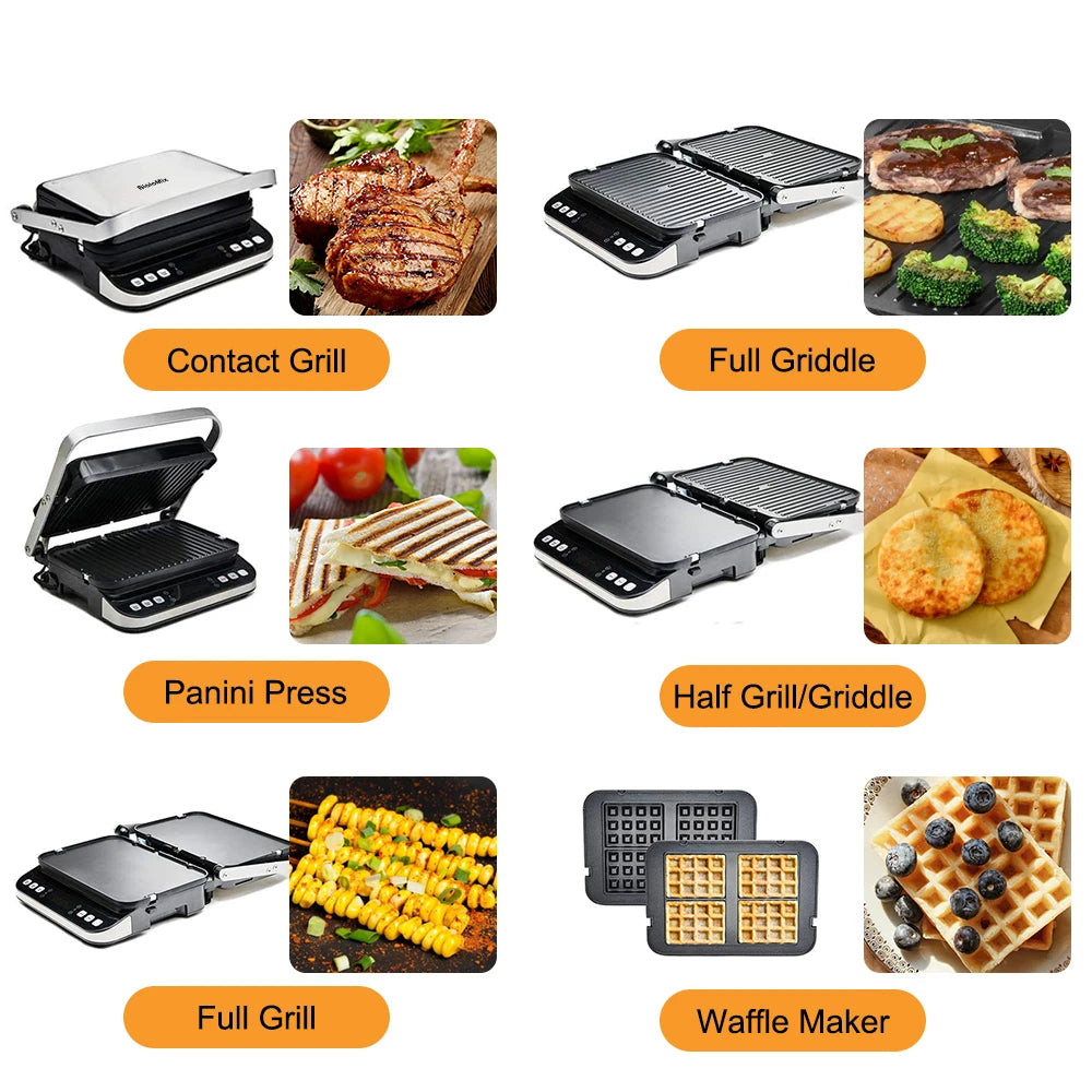 BioloMix 2000W 6-in-1 Electric Grills