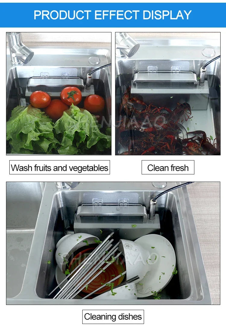 Ultrasonic Dishwasher Automatic Household