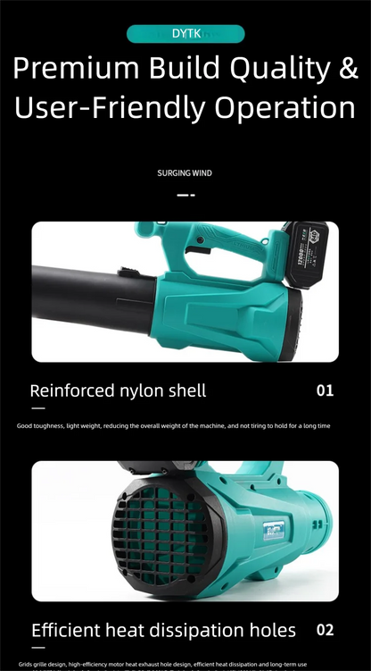 DYTK Garden Cordless Electric Air Blower