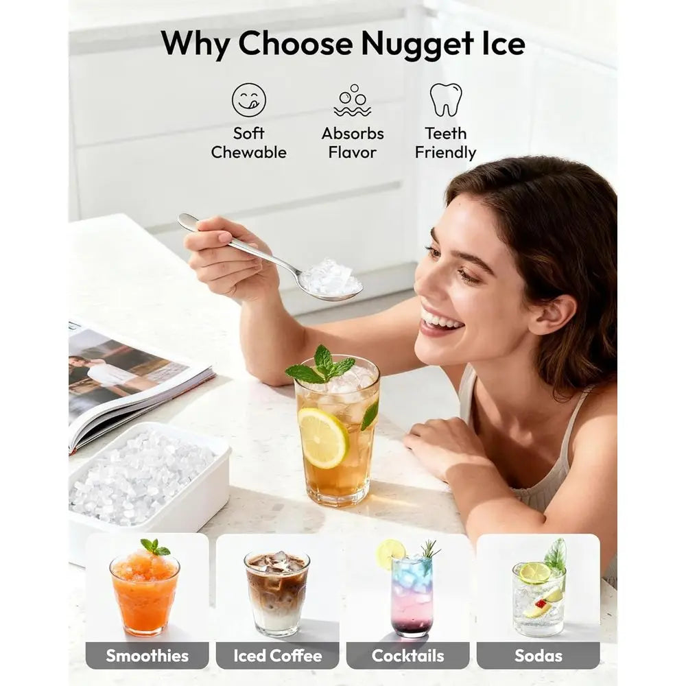 Countertop Ice Maker with Handle