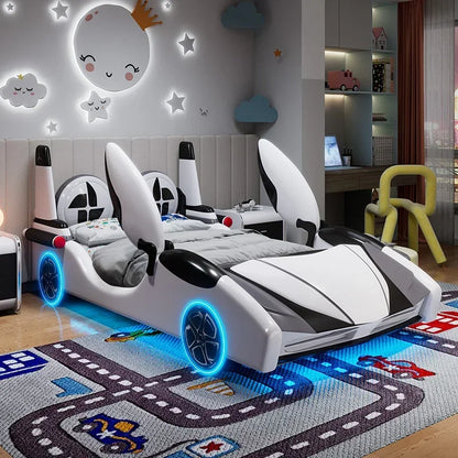 Doors can be opened children car bed