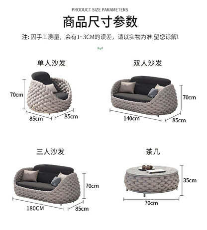 Upholstery Luxury Garden Furniture Sets