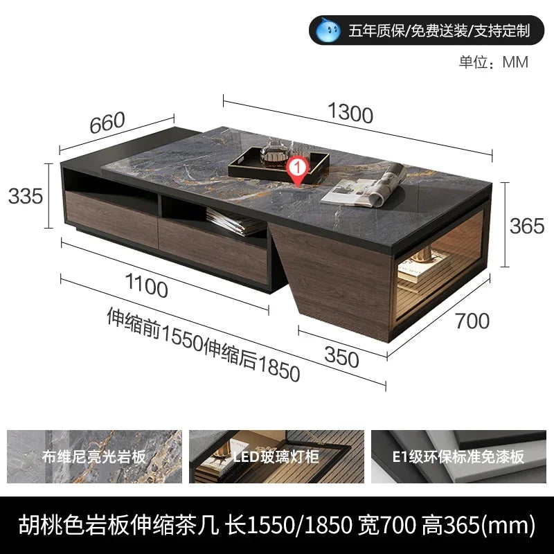 Marble Glass Coffee Tables Modern