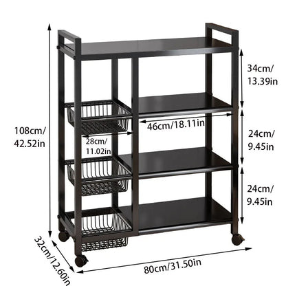 Multi-functional removable cabinet storage