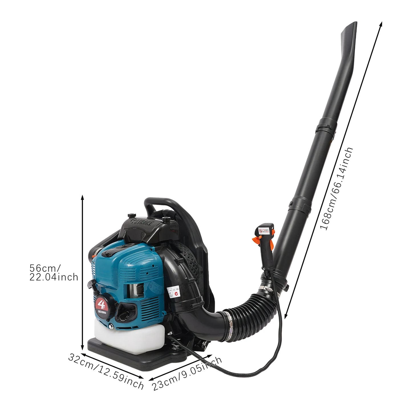 75.6CC Gasoline Leaf Blower 4 Stroke