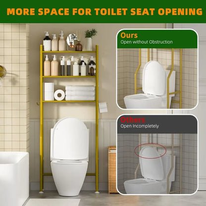 3-Tier Metal Over-the-Toilet Storage