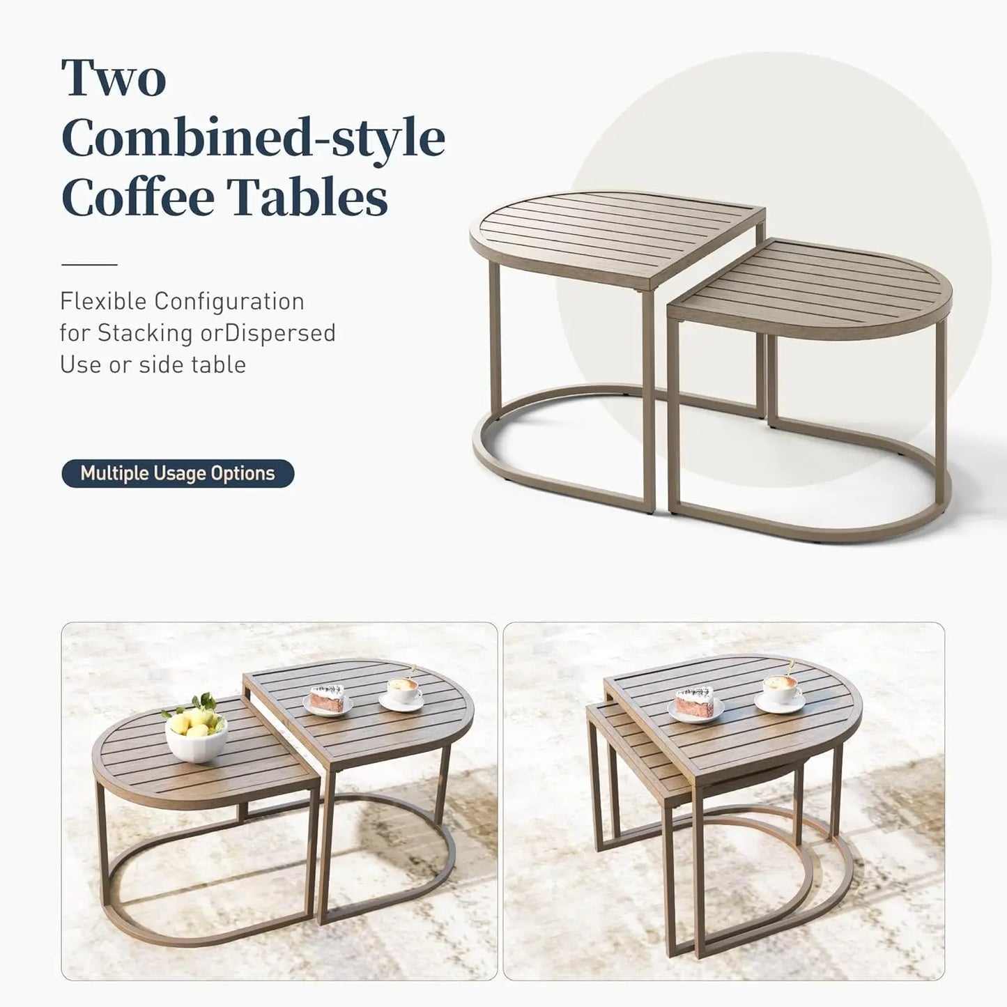 Metal Frame Patio Furniture Set