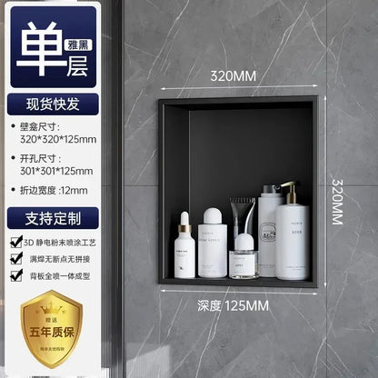 Stainless Steel Niche Bathroom Shelf