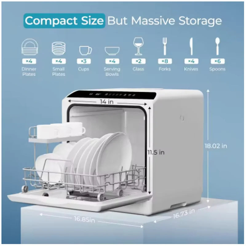 Mini portable dishwasher countertop