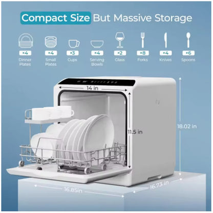Mini portable dishwasher countertop