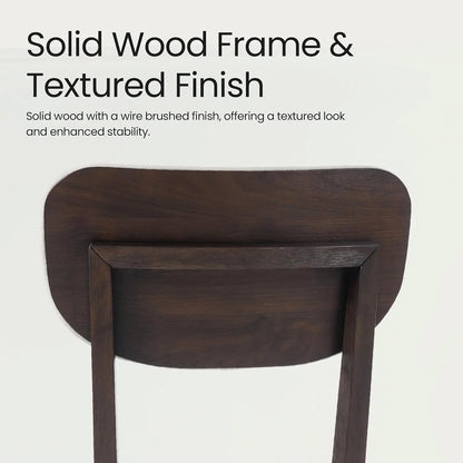 Solid Wood Dining Chairs Set of 6