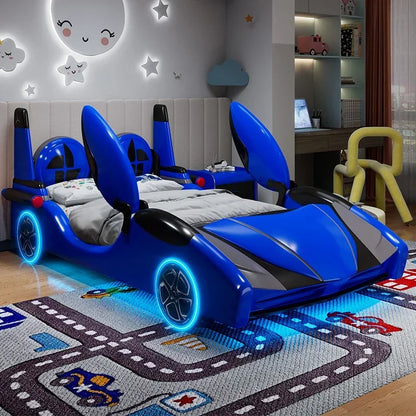 Doors can be opened children car bed