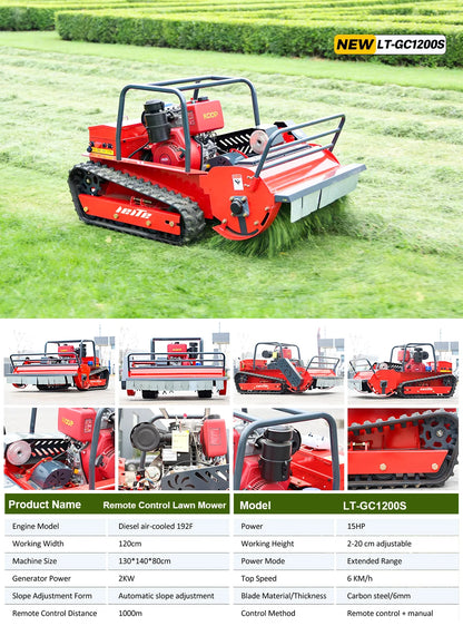 Mini Automatic Small Remote Control Lawn Mower