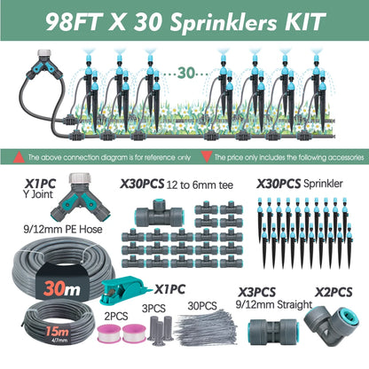 3/8" 2-in-1 Garden Irrigation