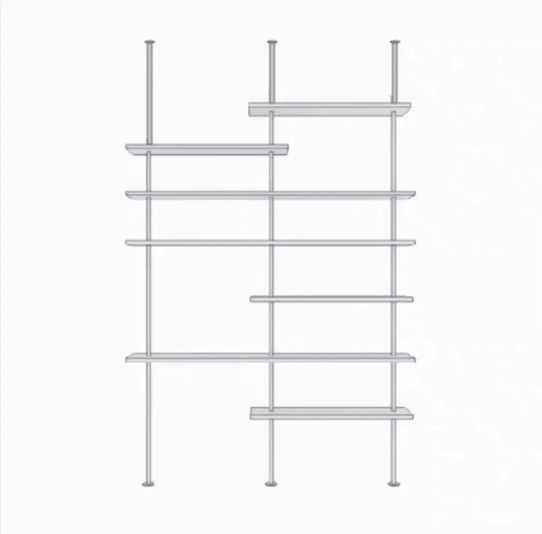 Italian Minimalist Bookshelf Modern