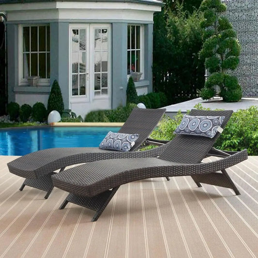 2-Piece Reclining Chaise Lounge Set