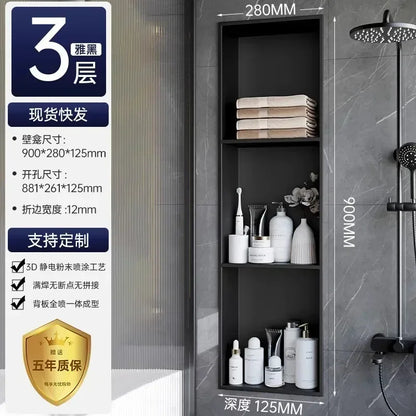 Stainless Steel Niche Bathroom Shelf