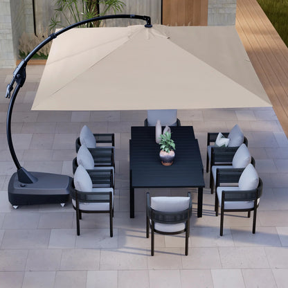 10x13 FT Outdoor Cantilever Umbrella Aluminum