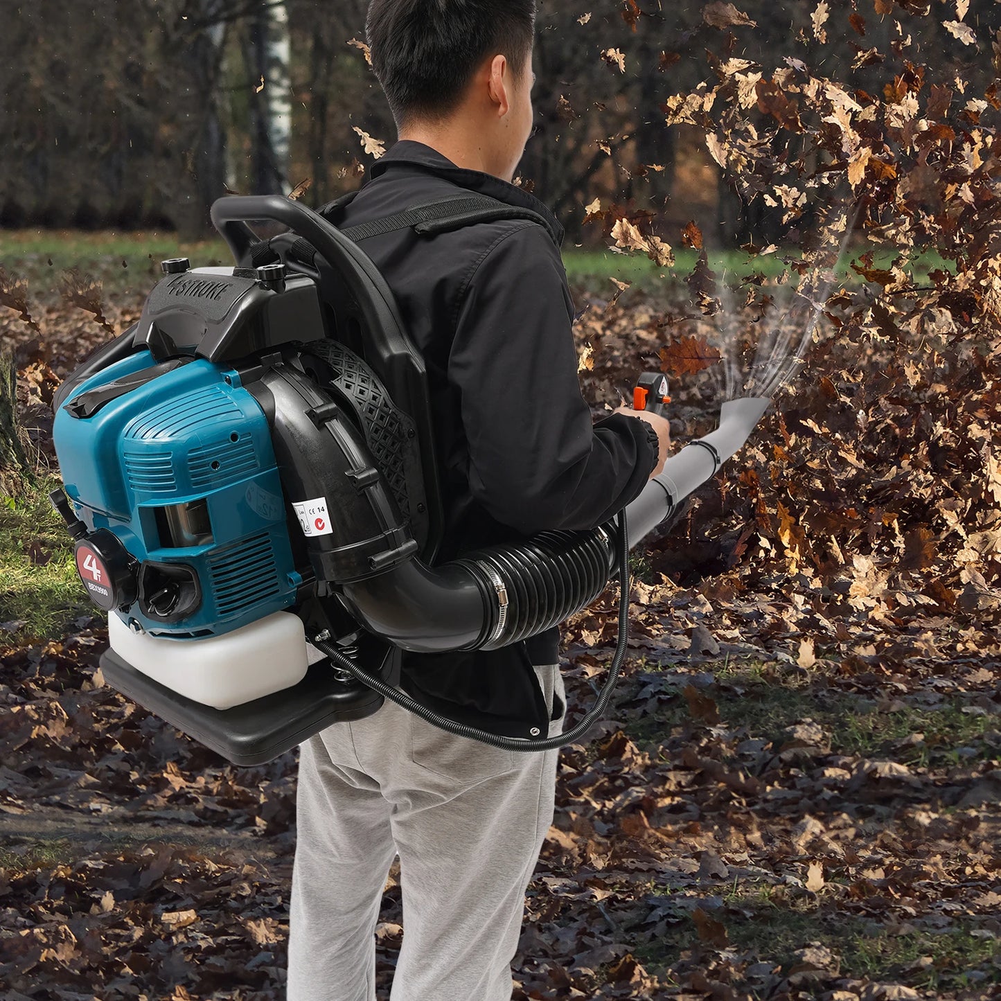 75.6CC Gasoline Leaf Blower 4 Stroke