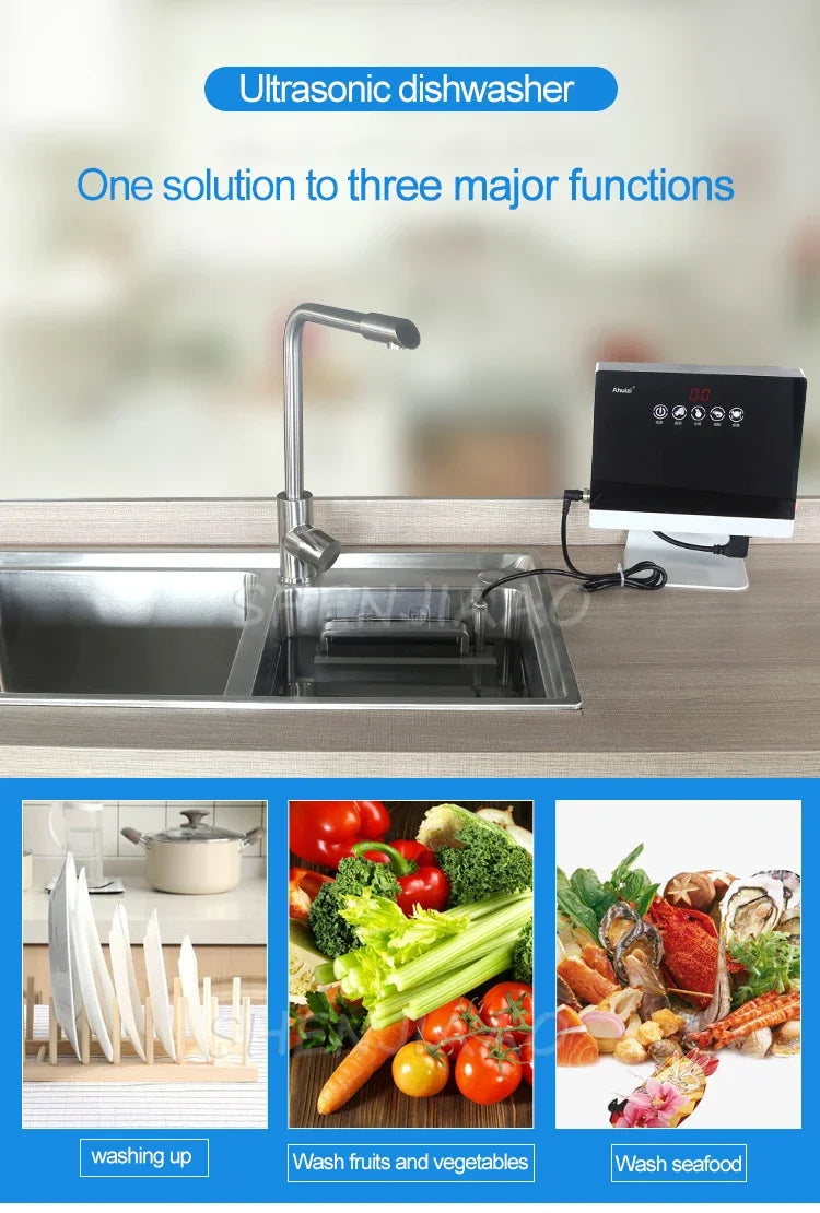 Ultrasonic Dishwasher Automatic Household