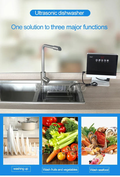 Ultrasonic Dishwasher Automatic Household