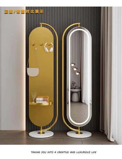 LED mirror full-body rotating full-length